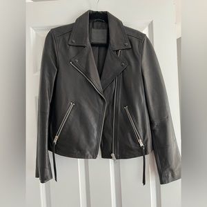 All Saints Dalby leather jacket